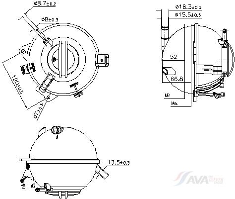 Розширювальний бачок, охолоджувальна рідина