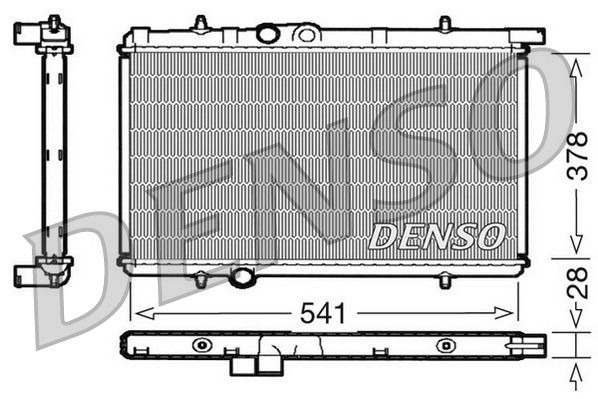 DENSO hűtő, motorhűtés DRM21021