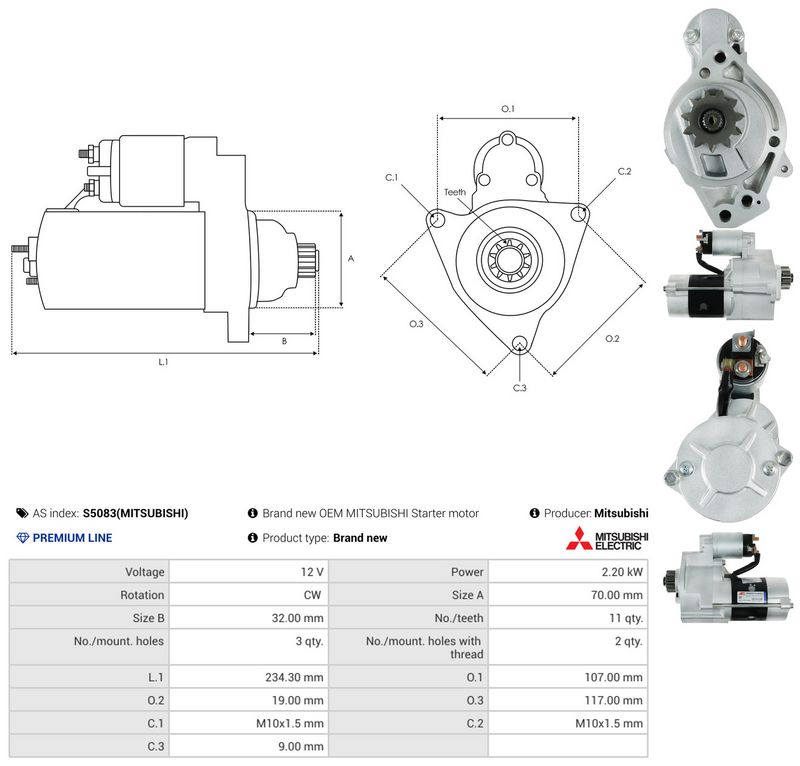 Prekė atitinka OEM kodą: M002TS0673ZE