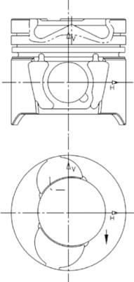 Поршень Smart Fortwo 98-07 6600300117