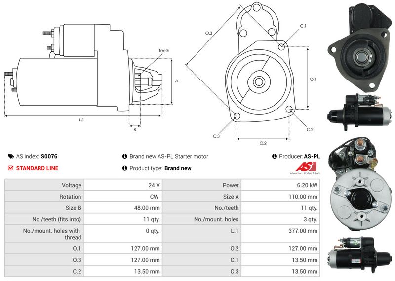 AS-PL S0076 Starter