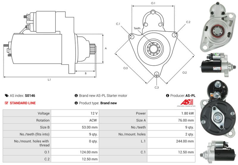 AS-PL S0146 Starter