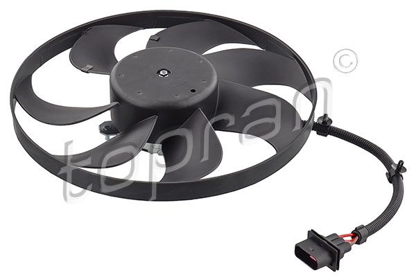 Ventilator, motorkøling