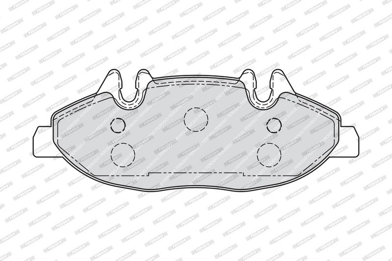 FERODO Plaquettes de frein à disque FVR1493