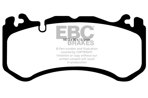 EBC Brakes nagy teljesítményű fékbetétkészlet DP81939RP1
