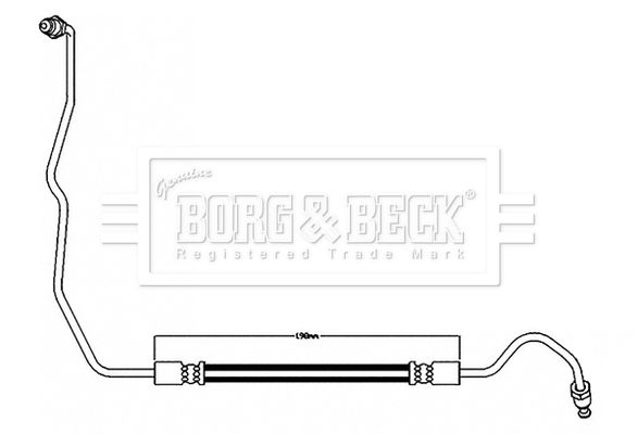 Гальмівний шланг, Borg & Beck BBH8596