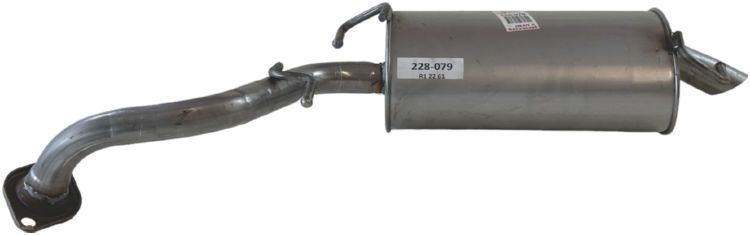 BOSAL hátsó hangtompító 228-079