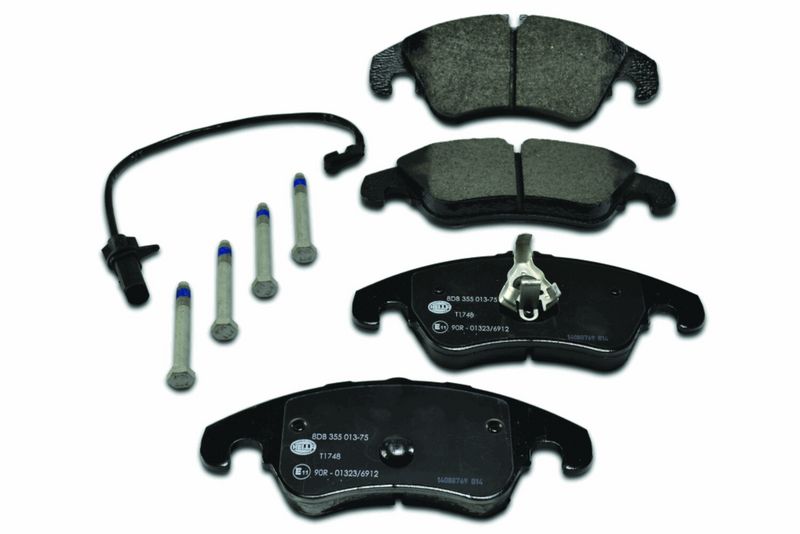 Set placute frana,frana disc 8DB 355 013-751 HELLA