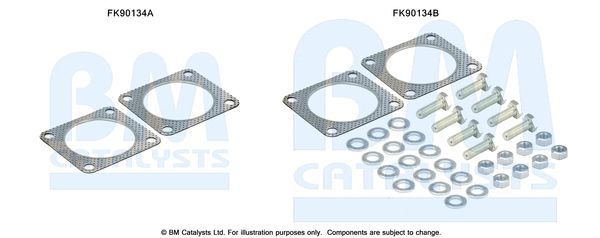 BM CATALYSTS szerelőkészlet, katalizátor FK90134