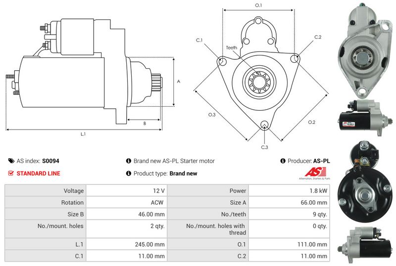 AS-PL S0094 Starter