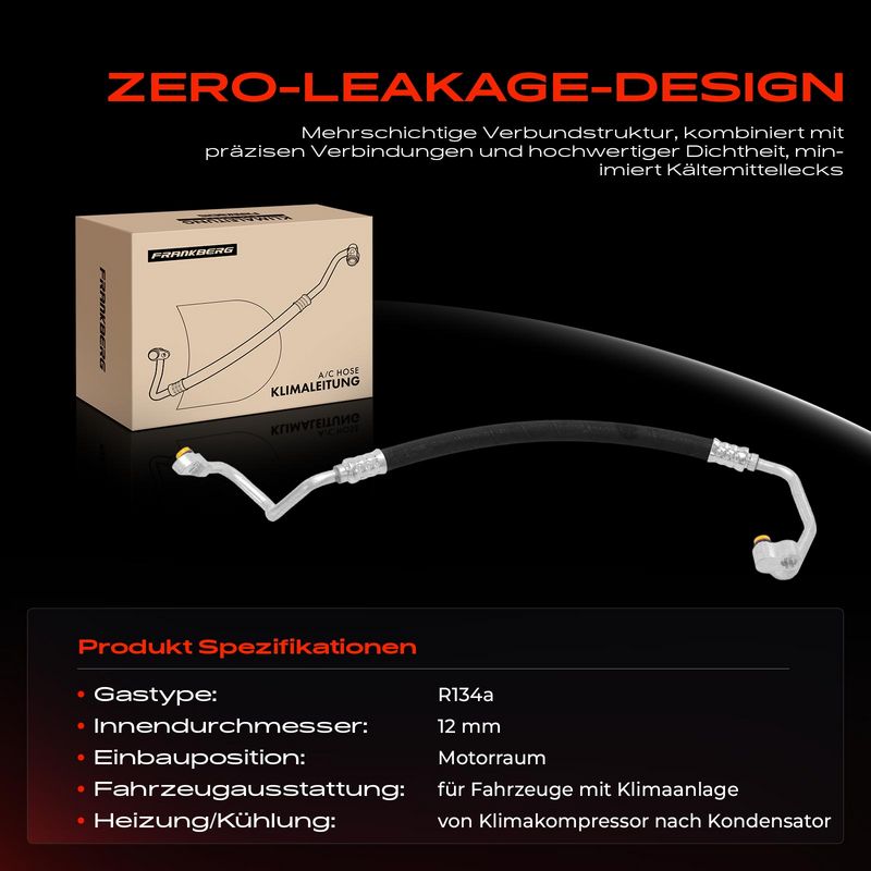 Frankberg 5481FB0032012 High/Low-pressure Line, air conditioning