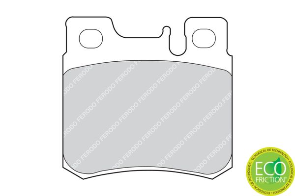 FERODO FDB644 Brake Pad Set, disc brake