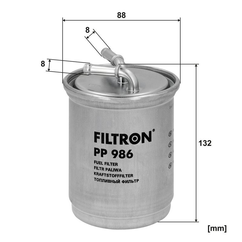 Kütusefilter, FILTRON PP 986