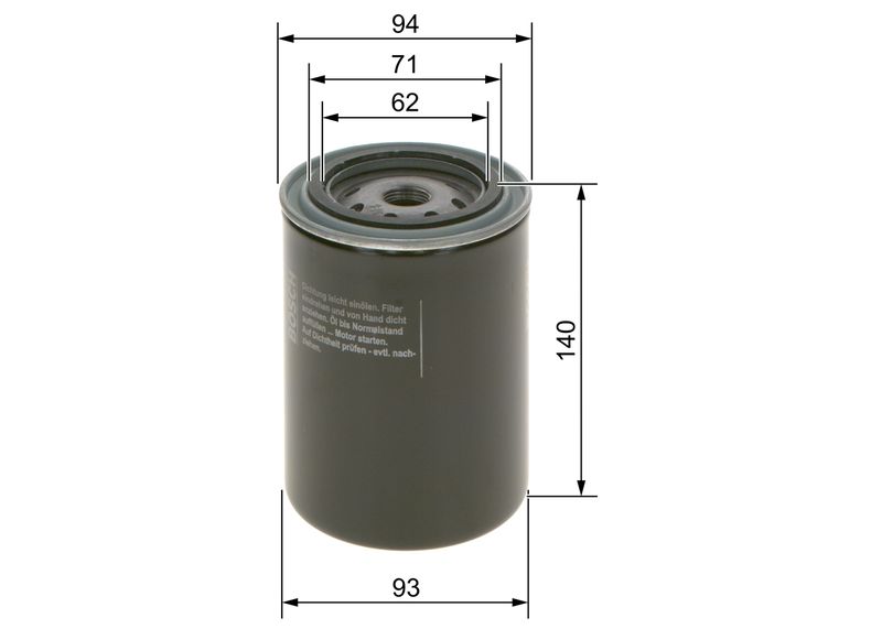 BOSCH 0 451 104 065 Oil Filter