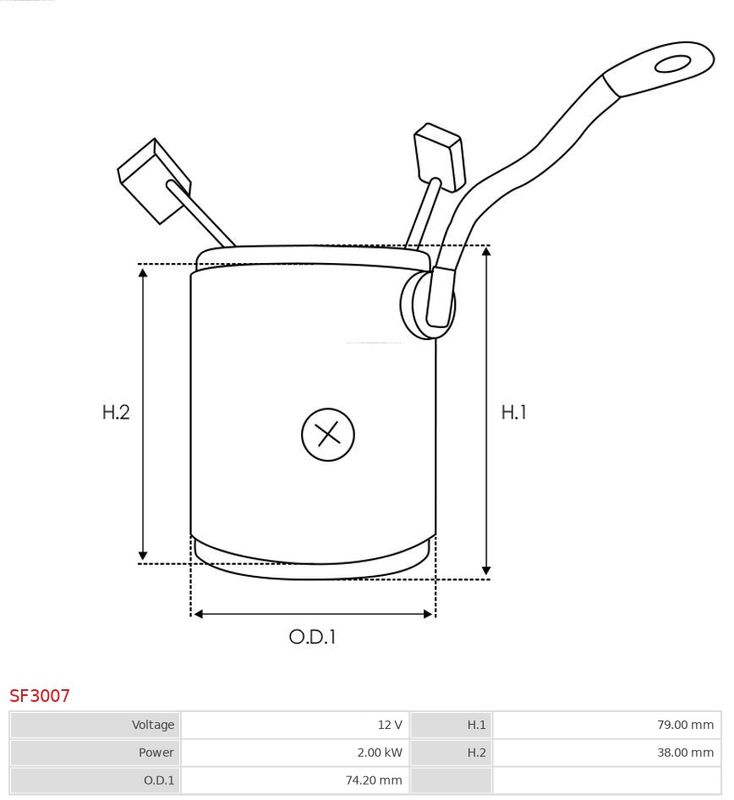 Обмотка збудження, стартер, Auto Starter SF3007