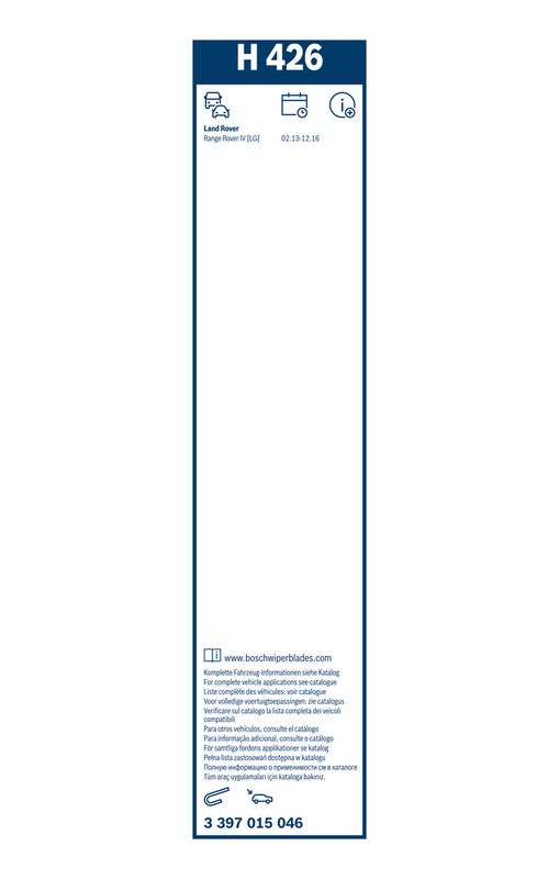 BOSCH 3 397 015 046 Wiper Blade