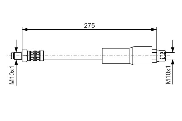 BOSCH fékcső 1 987 476 649