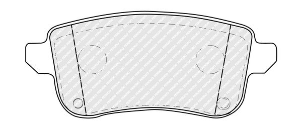 FERODO FDB5404 Brake Pad Set, disc brake