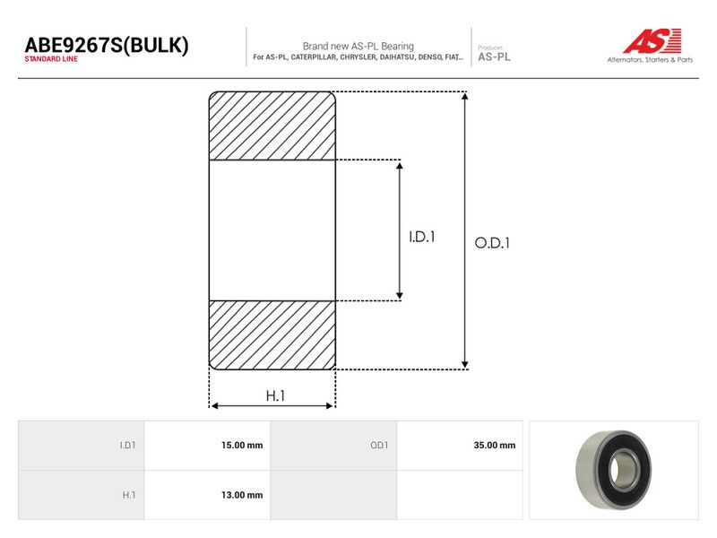 This part match OEM code: 31111-PTO-003
