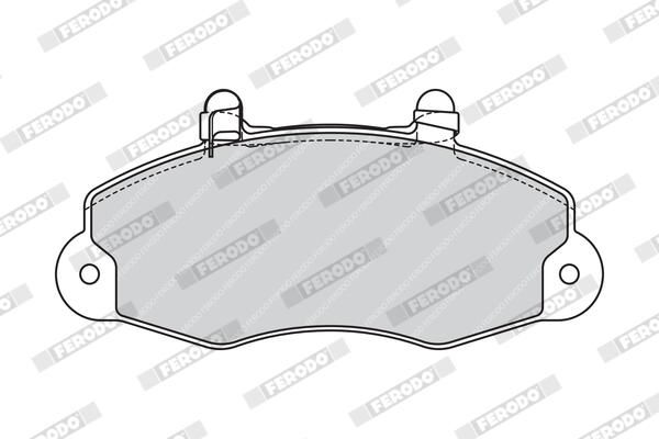 FERODO FVR1338 Brake Pad Set, disc brake