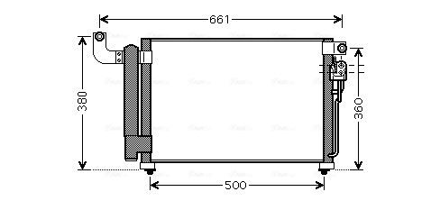 AVA QUALITY COOLING kondenzátor, klíma KA5082D