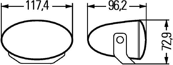 Фара дальнього світла, Hella 1FA008283-011