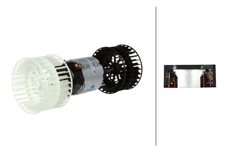 Ventilator, habitaclu HELLA 8EW 366 400-191