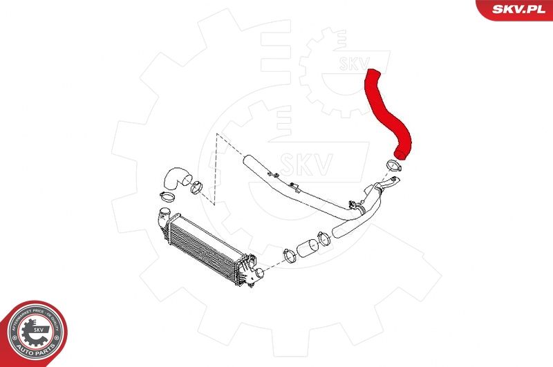 Шланг подачі наддувального повітря, Skv Germany 24SKV979