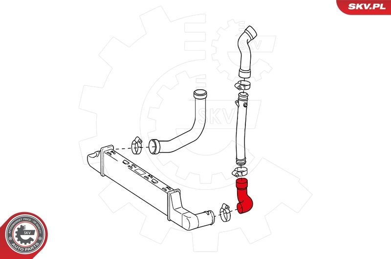 Шланг подачі наддувального повітря, Skv Germany 24SKV171