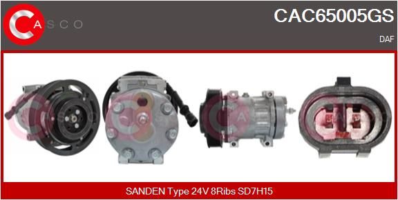 Kompresor, klimatizace CAC65005GS