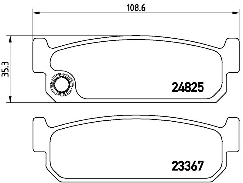 BREMBO P56067 Brake Pad Set, disc brake