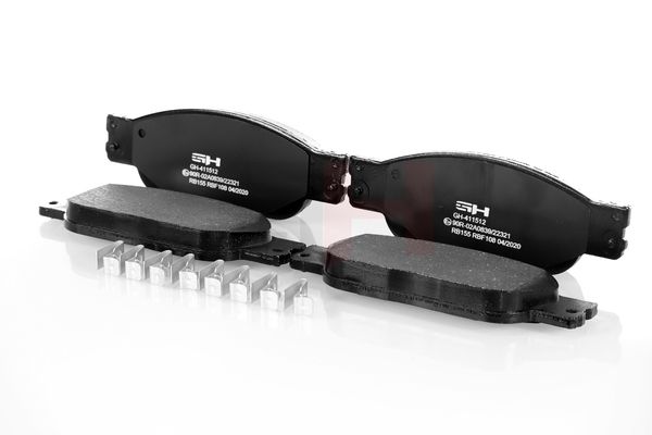 Piduriklotsi komplekt, ketaspidur, GH GH-411512