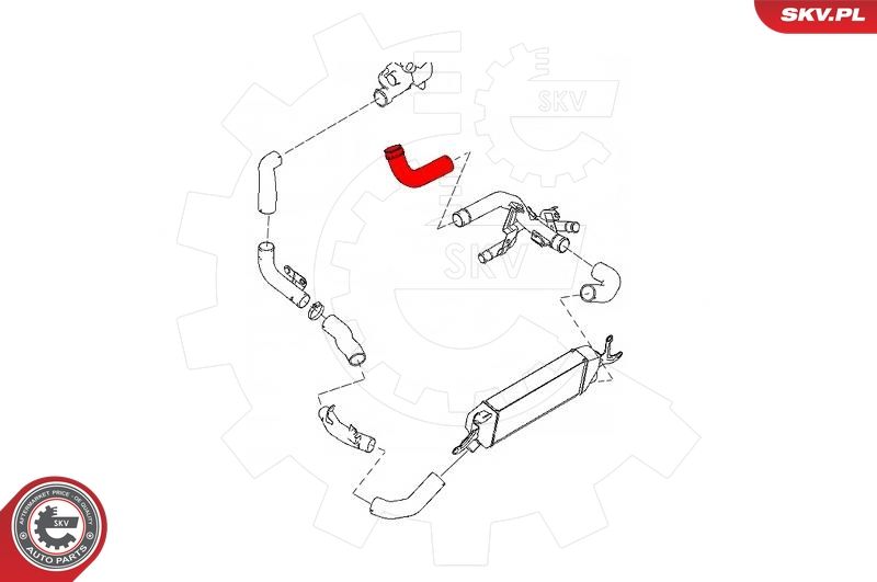 Шланг подачі наддувального повітря, Skv Germany 43SKV209