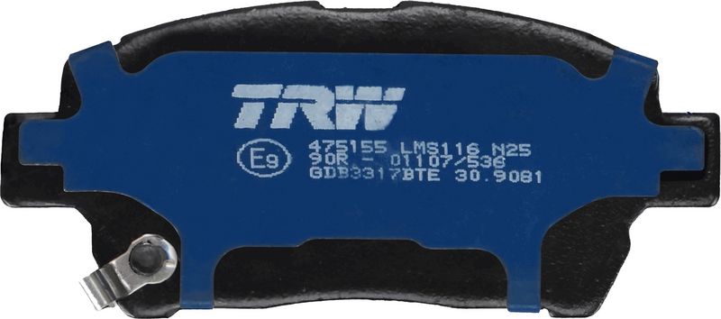 TRW GDB3317BTE Brake Pad Set, disc brake