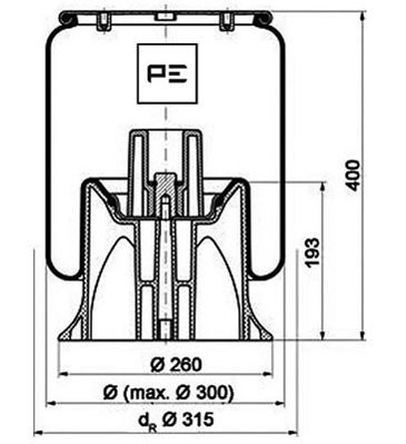 Mech, pneumatické odpružení 084.146-72A