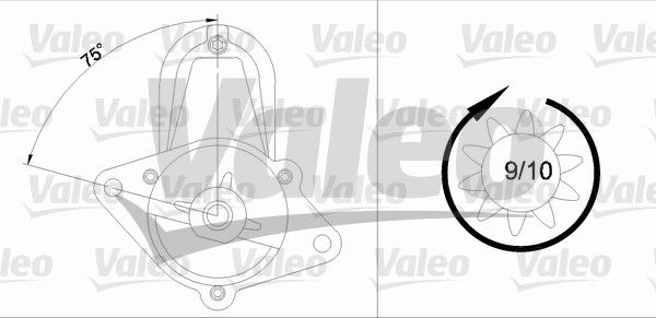 Стартер, Valeo 458188