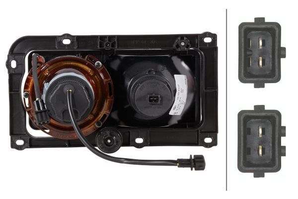 HELLA 1DL 007 872-071 Headlight