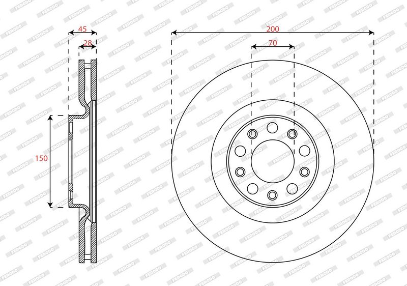 DISQUES DE FREIN VL (2P.)