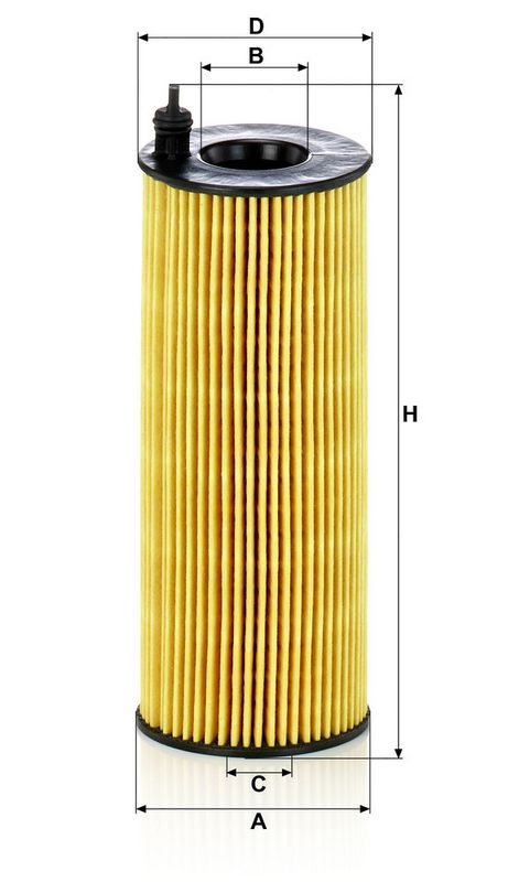 Õlifilter, MANN-FILTER HU 721, 5 x