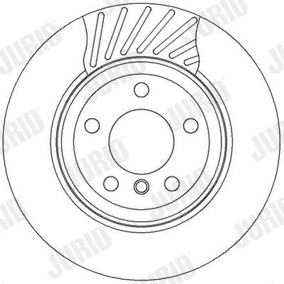 Гальмівний диск, Jurid 562327JC