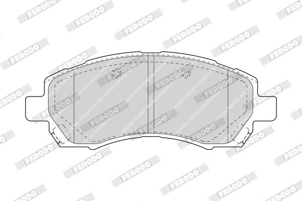 FERODO FDB1612 Brake Pad Set, disc brake