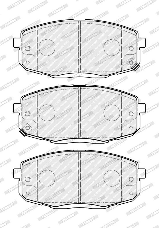 Remblokken set Voor , past: HYUNDAI CRETA, KONA 1.0-2.0 01.16-