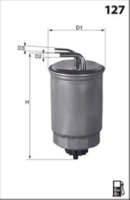 MISFAT Filtre à carburant M601