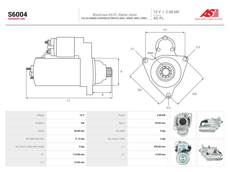 This part match OEM code: 897135-3432
