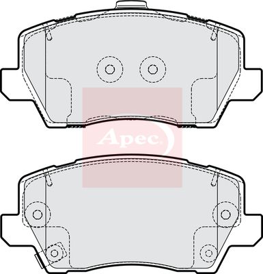 APEC Brake Pad Set, disc brake PAD2212