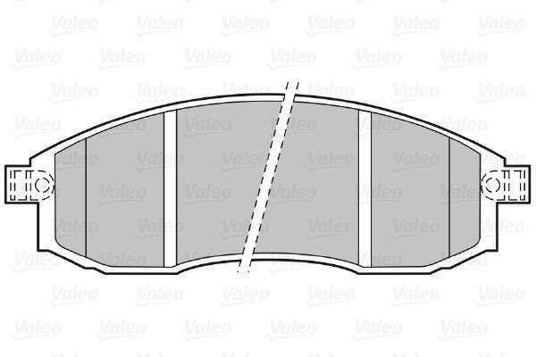 VALEO 598523 Brake Pad Set, disc brake