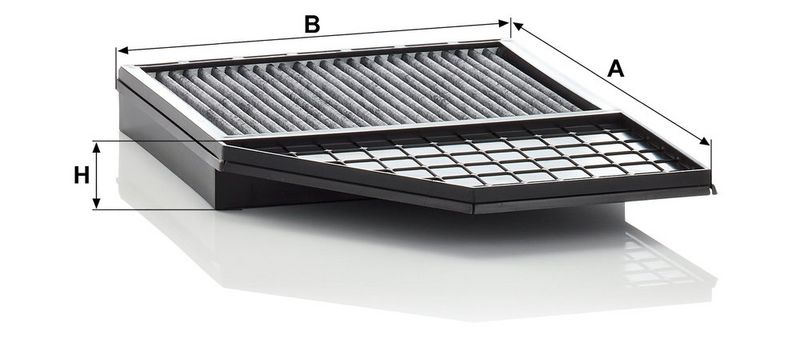 Filter, salongiõhk, MANN-FILTER CUK 32 011, 1