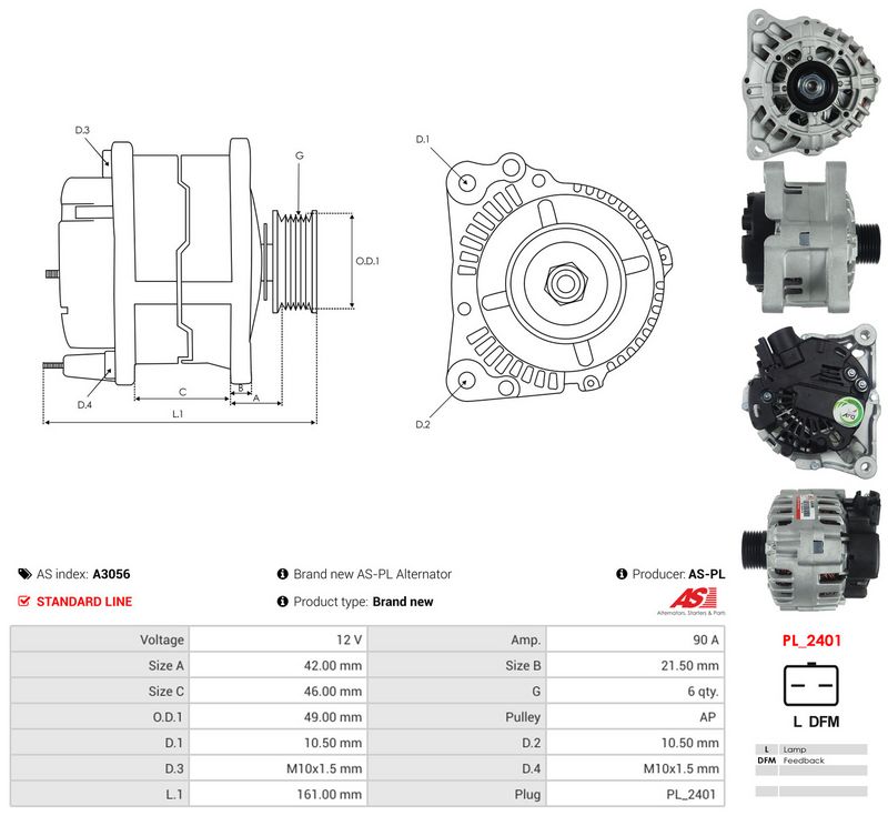 Generaator, AS-PL A3056