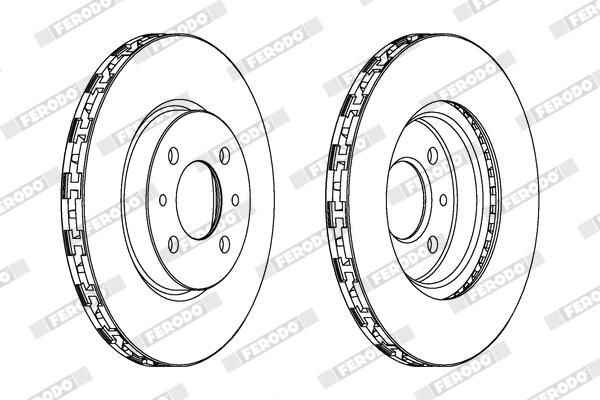 FERODO DDF762C Brake Disc