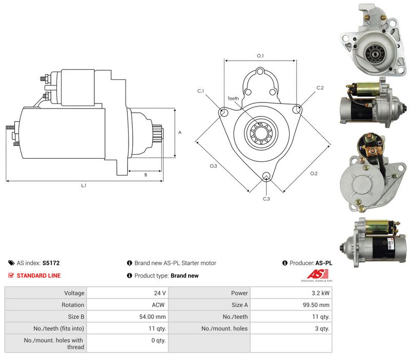 AS-PL S5172 Starter